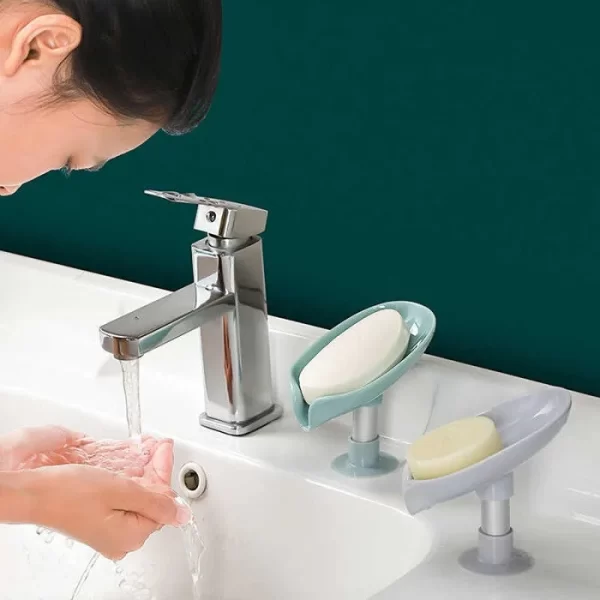 Suction Drain Soap Tray - 2 Pcs