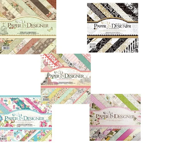 8*8 Inch Random Print Paper Designer (40 Sheet)