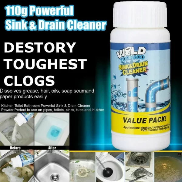 Wild Tornado Sink & Drain Cleaner [Buy 1 Get 1 Free] - Image 6