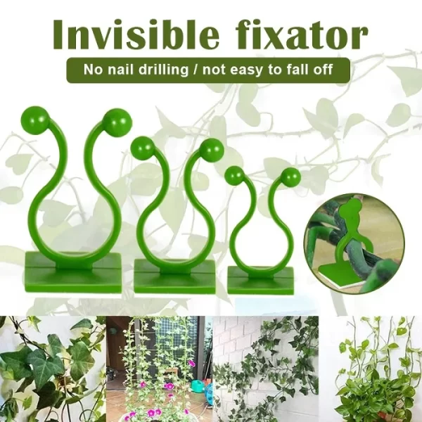 30 Pcs Plant Climbing Fixing Clip Large Size
